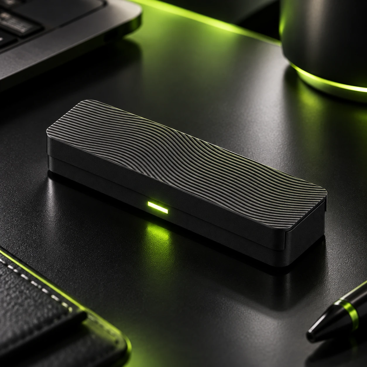 echoPi concept render on a desk